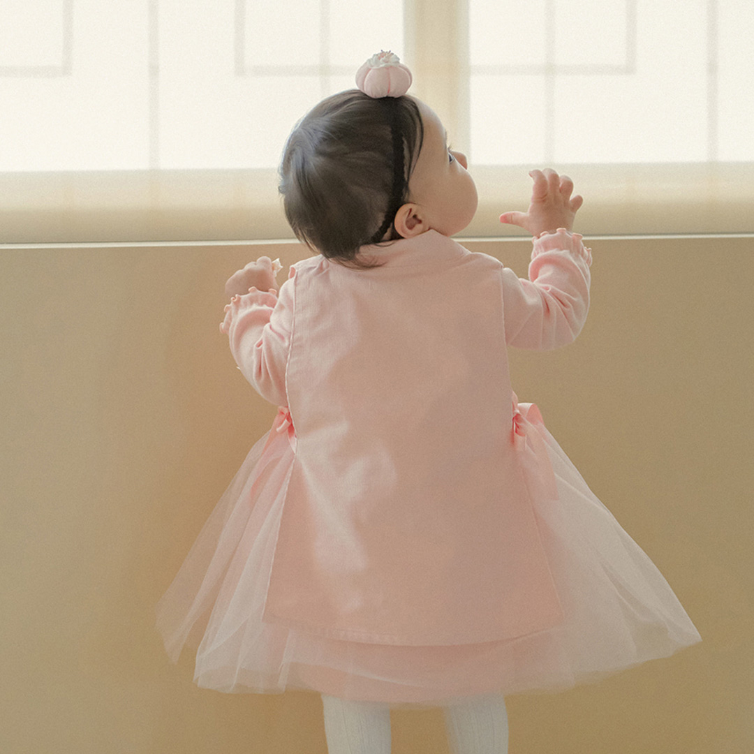 여아 유아 한복 장신구 머리장식 공주 호박 헤어밴드 이미지 8
