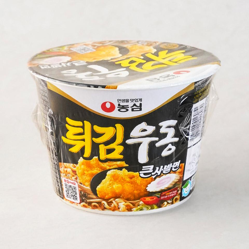 메가마트 농심 튀김우동 큰사발 컵라면 111g - 상품 이미지