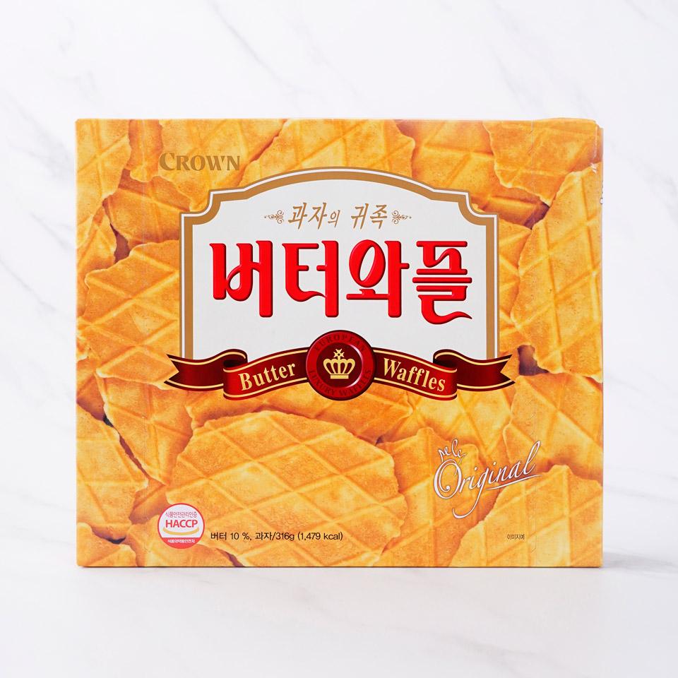 메가마트 크라운 버터와플 316g