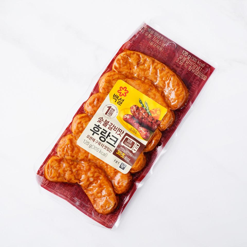 메가마트 CJ 백설 숯불갈비 후랑크 120g - 상세 이미지 2