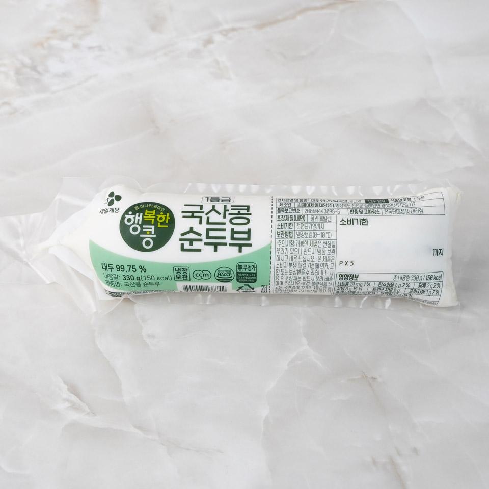 메가마트 CJ 국산콩 순두부 330g - 메인 이미지
