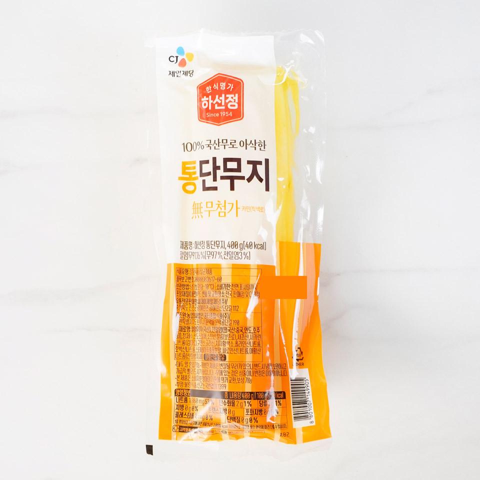 메가마트 CJ 하선정 통단무지 400g - 메인 이미지