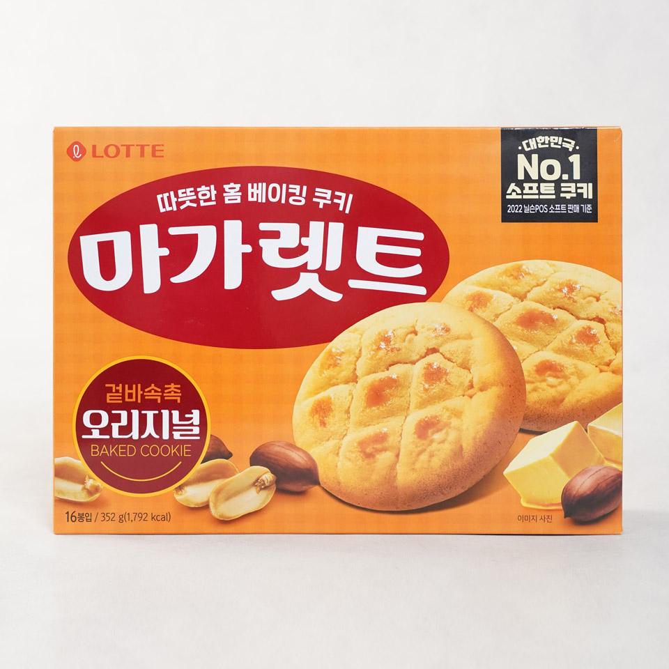 메가마트 롯데웰푸드 마가렛트 쿠키 352g - 메인 이미지