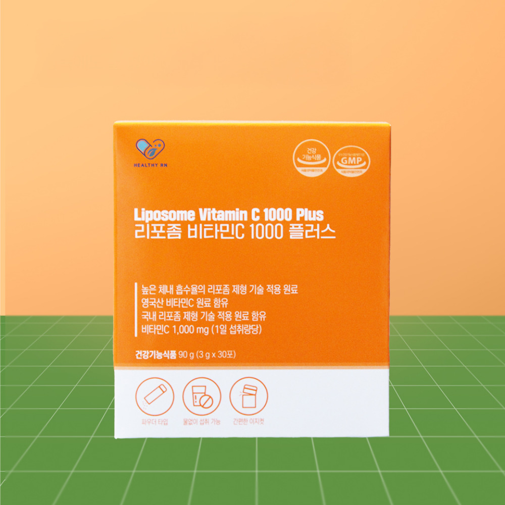 헬시알엔 영국산 DSM 리포좀 비타민C 1000 리포조말 비타민씨 효능 30포, 2개 - 상세 이미지 2