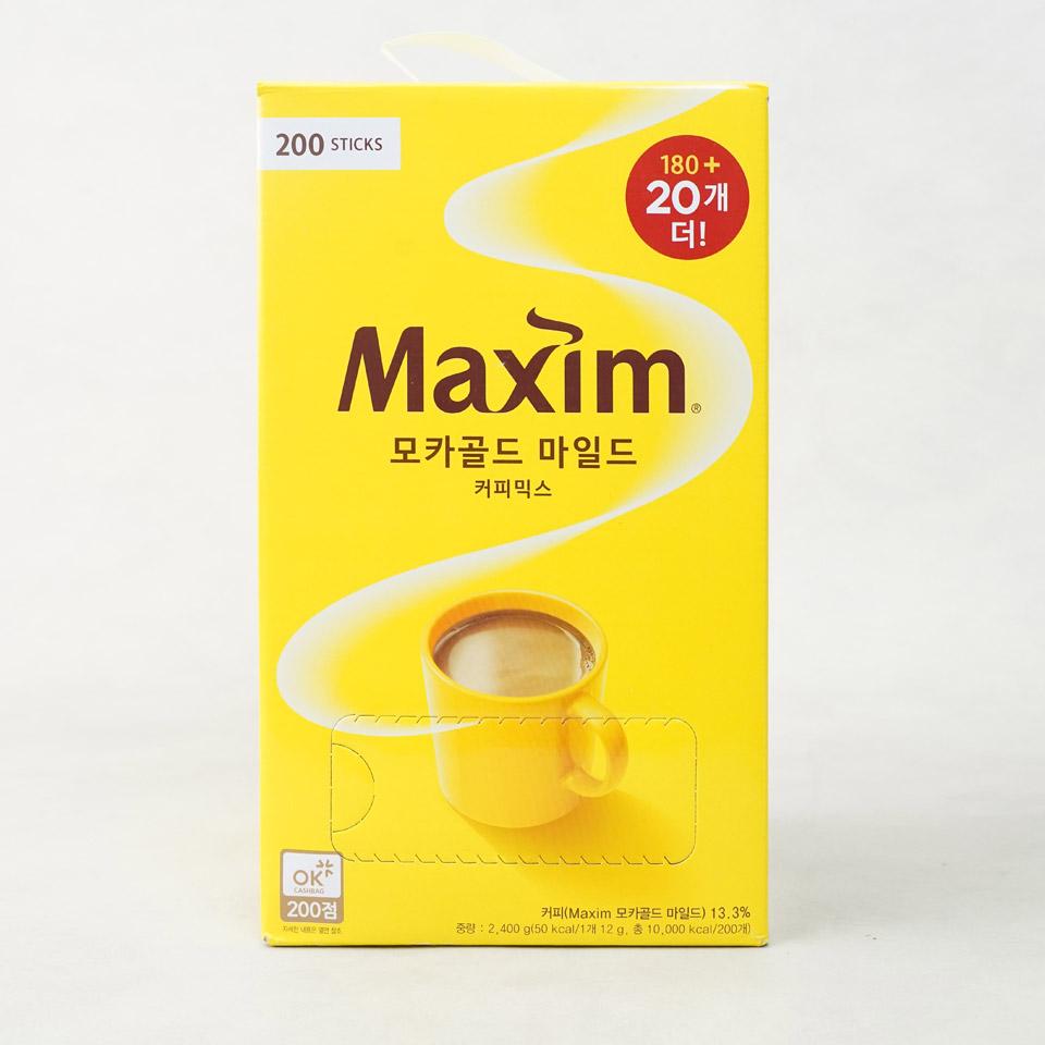 메가마트 동서 맥심 모카골드 커피믹스 12gx180T+20T