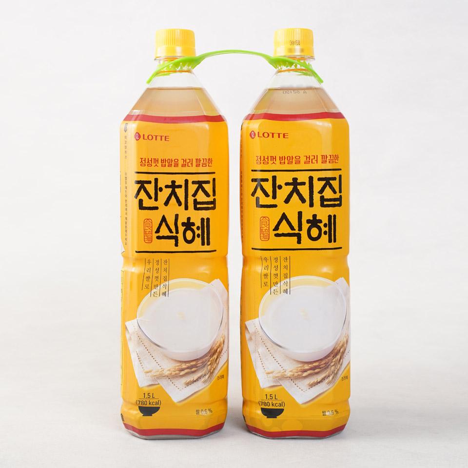 메가마트 롯데칠성 잔치집식혜 1.5Lx2입 - 상품 이미지