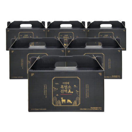 새롬한방제약 래오이경제 흑염소진액 70ml x 30개입 6개 WJ