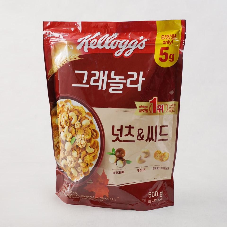 메가마트 농심 넛츠 씨드 그래놀라 500g - 상세 이미지 2
