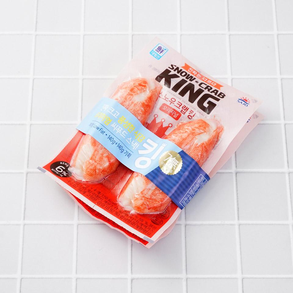 메가마트 사조대림 스노우 크랩킹 맛살 오리지널  140gx2 - 상세 이미지 2