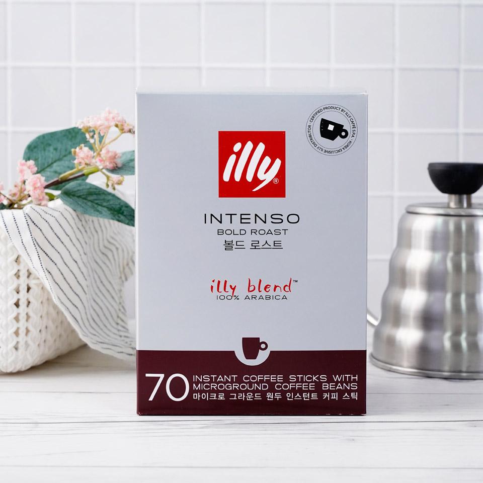 메가마트 일리 볼드 로스트 레귤러 다크 스틱원두커피 1.6gx70개