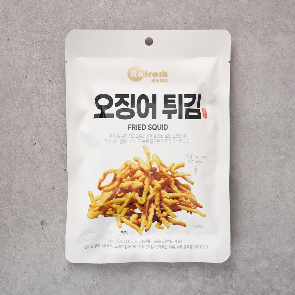 메가마트 리프레쉬 오징어튀김 25g - 상품 이미지
