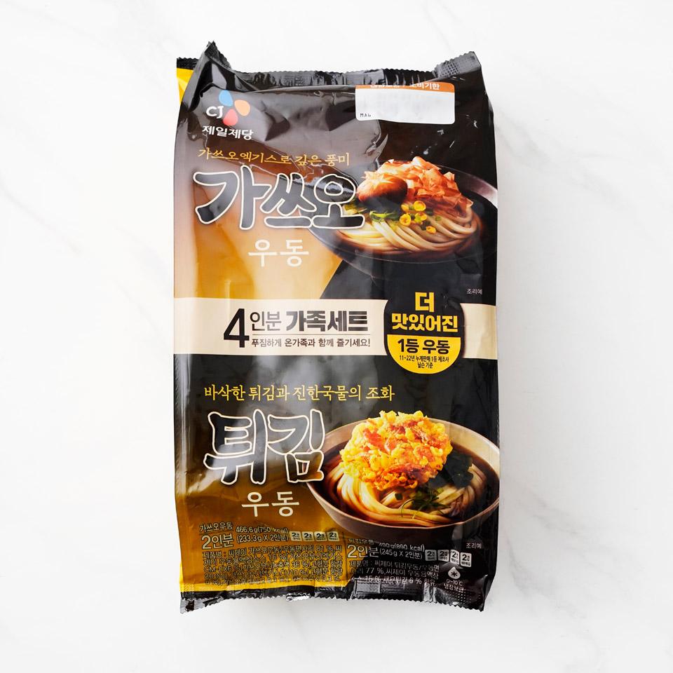 메가마트 CJ 가쓰오 + 튀김 우동 기획 4인분 955g - 메인 이미지