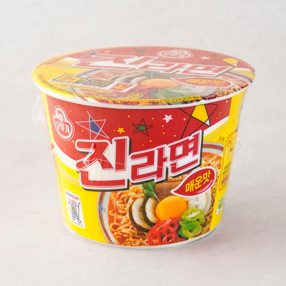 메가마트 오뚜기 진라면 매운맛 컵라면 큰컵 110g