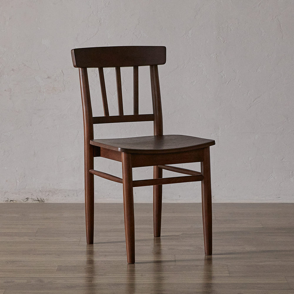 로맨틱캬바레 썰즈데이 체어 카페 의자 고무나무 원목 빈티지 엔틱