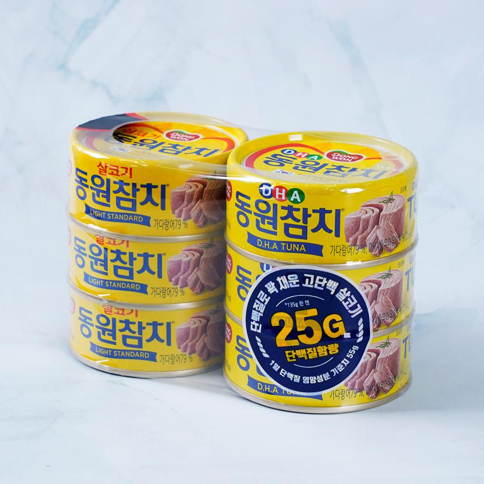 메가마트 동원 살코기참치+DHA 참치 기획 135gx6 - 상세 이미지 2