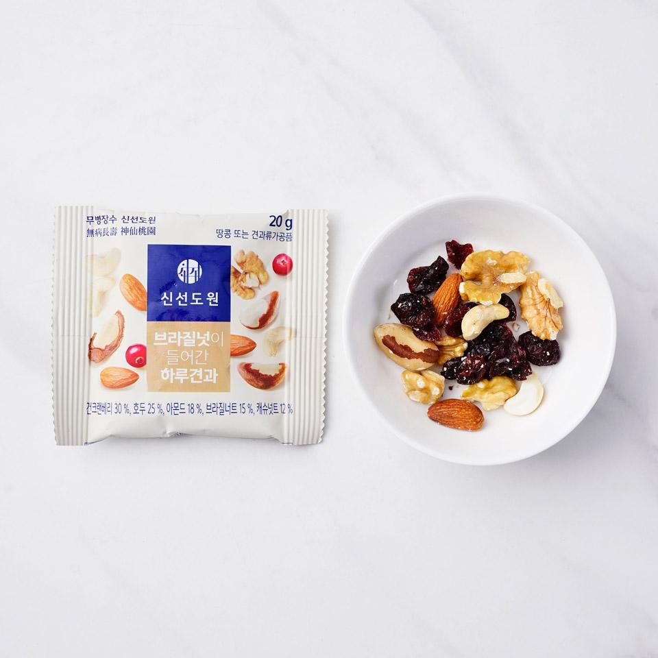 메가마트 신선도원 브라질넛이 들어간 하루견과 20gx25입 - 상세 이미지 2