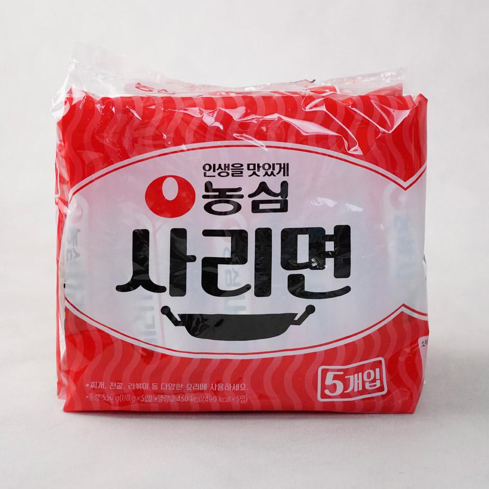 메가마트 농심 사리면 110gx5 - 상품 이미지