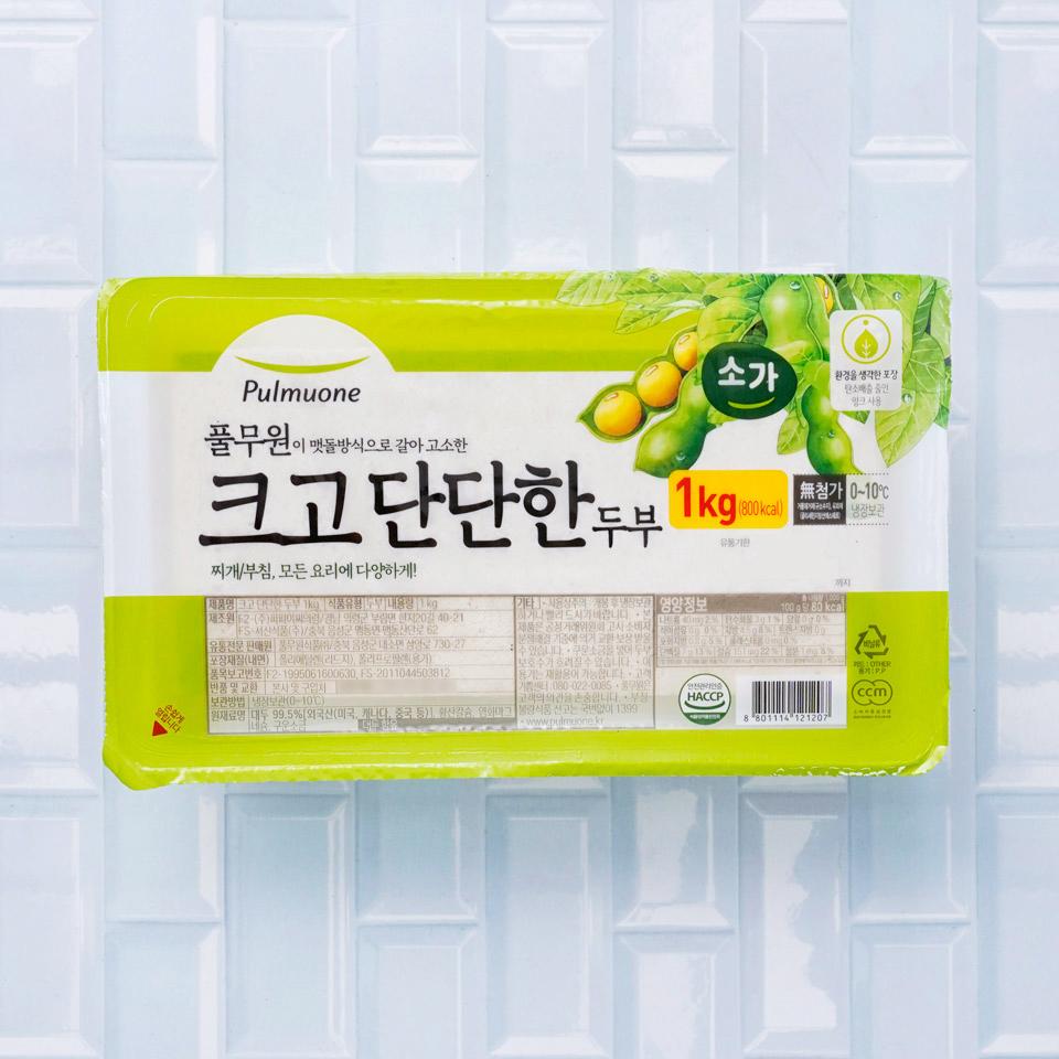 메가마트 풀무원 소가 크고 단단한 두부 1kg - 상품 이미지