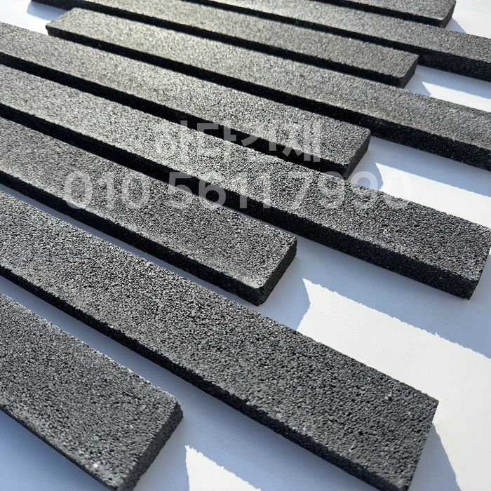 아이브 모노타일 500x50x20T 블랙 / 하다건재 와이드벽돌타일