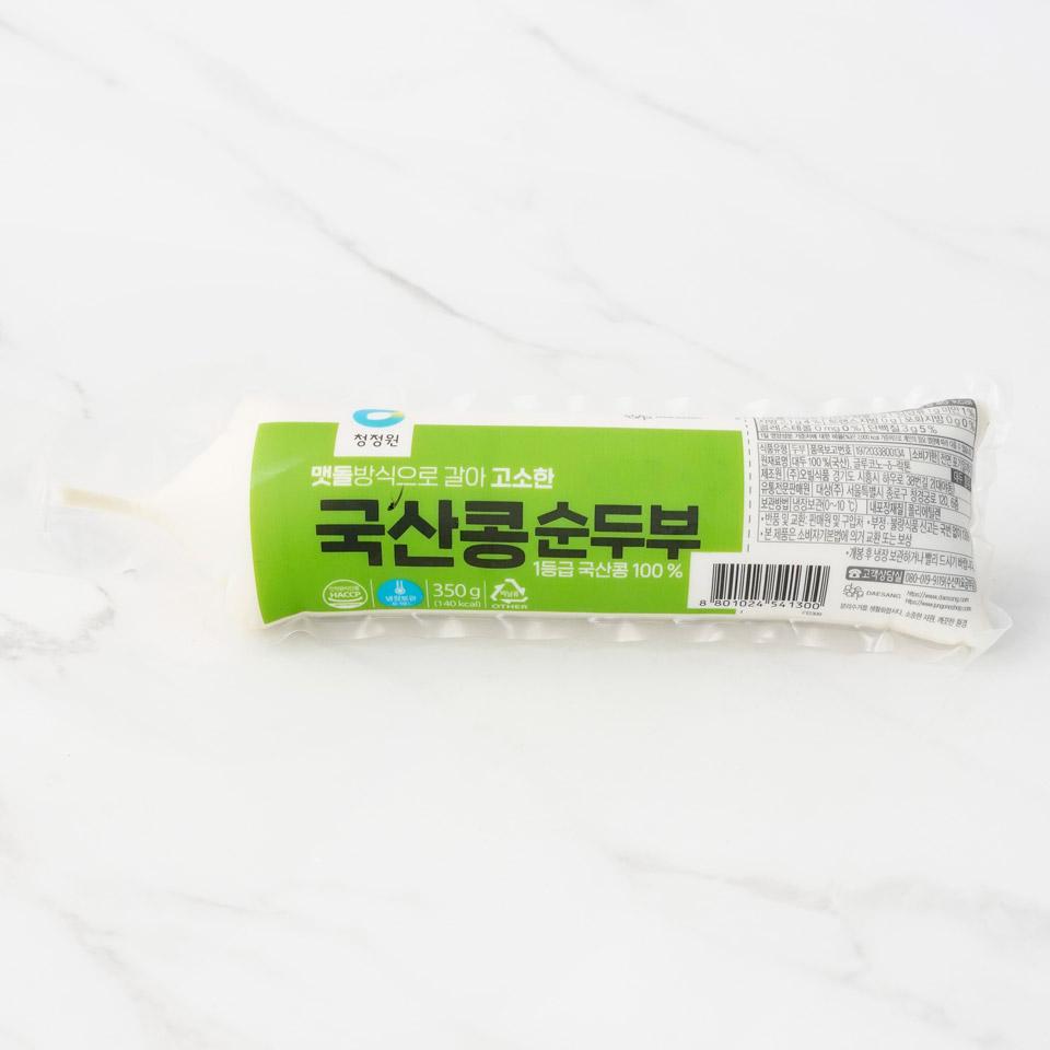 메가마트 대상 종가 아침에 온 국산콩 순두부 350g : 메가마트 동래점