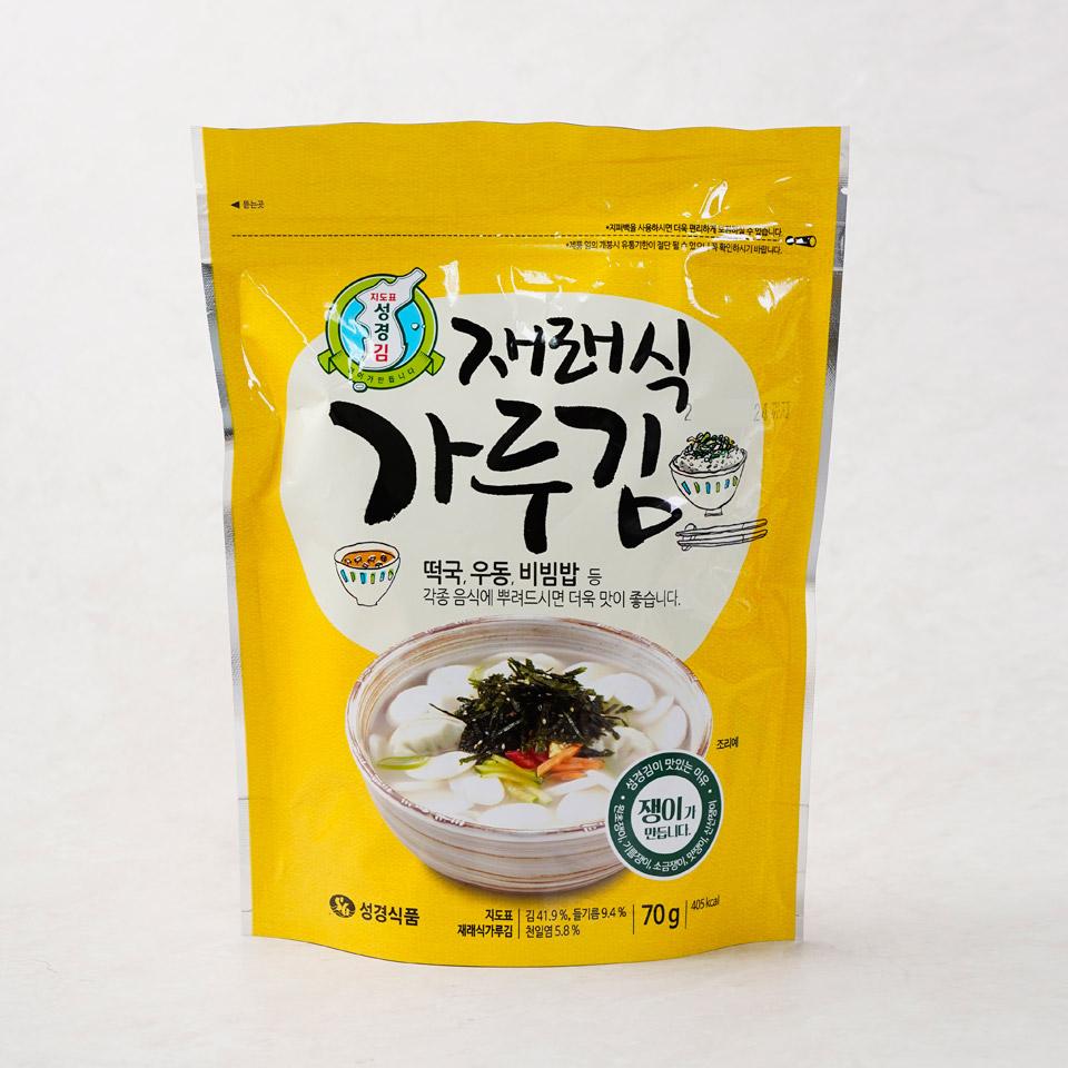 메가마트 성경 지도표 성경김 재래식 가루김 70g - 상품 이미지