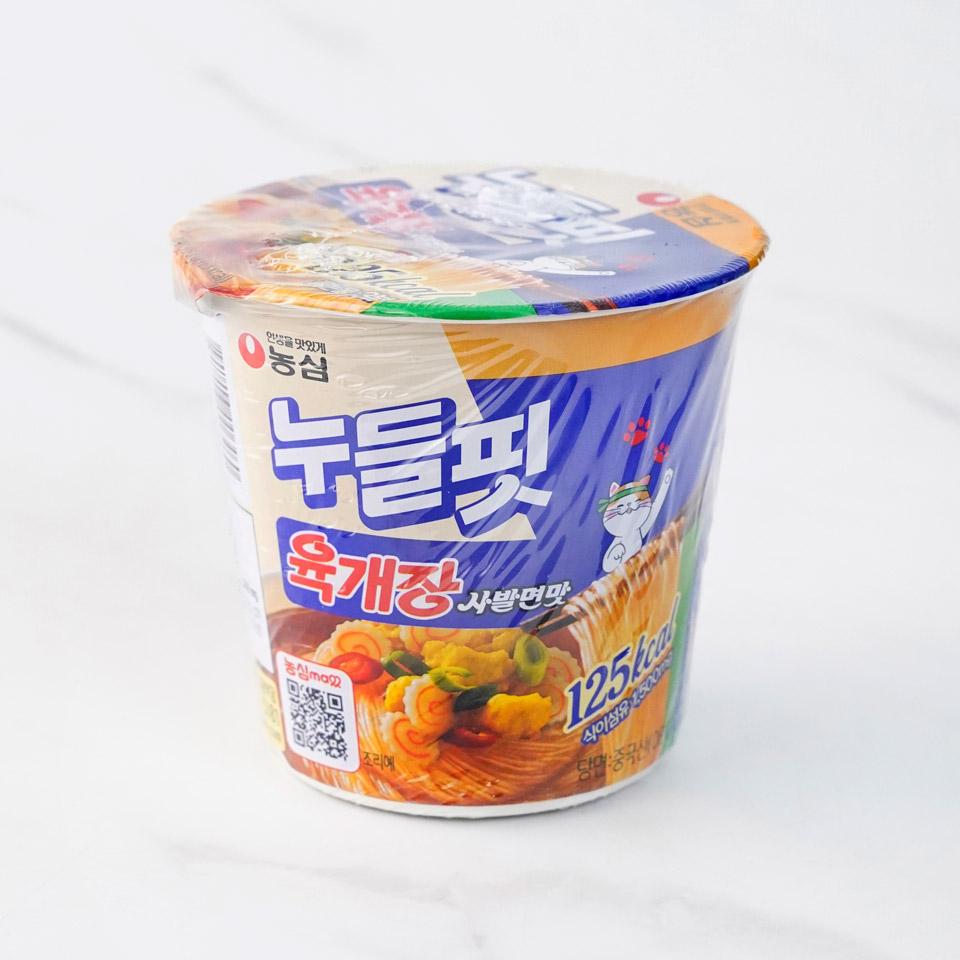 메가마트 농심 누들핏 육개장사발면맛 35.5g - 상품 이미지