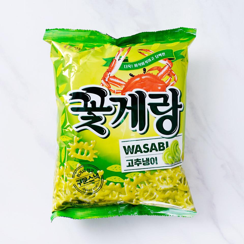 메가마트 크라운 꽃게랑 와사비 70g - 메인 이미지