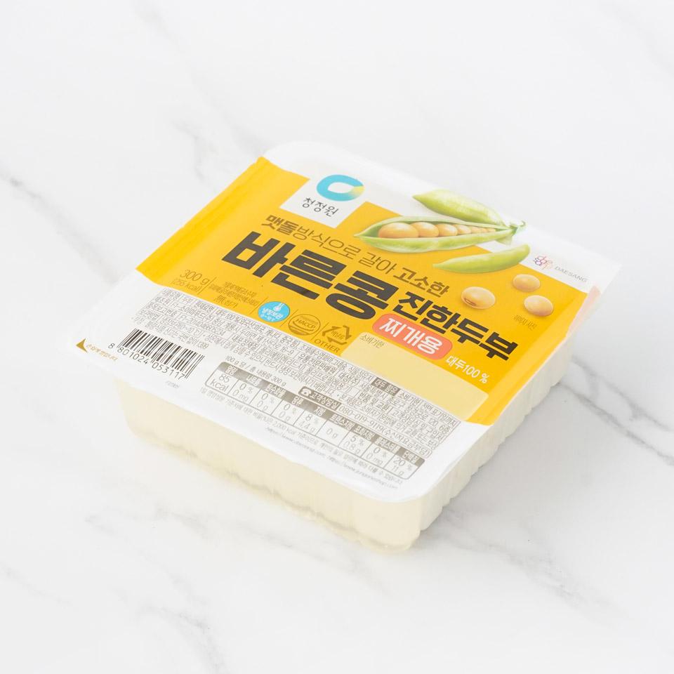 메가마트 대상 종가 바른콩 진한 두부 찌개용 300g - 상세 이미지 2