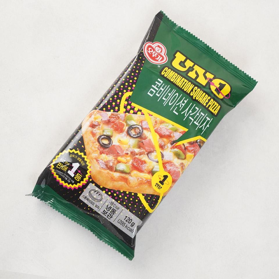 메가마트 오뚜기 UNO 콤비네이션 피자 120g - 상세 이미지 2
