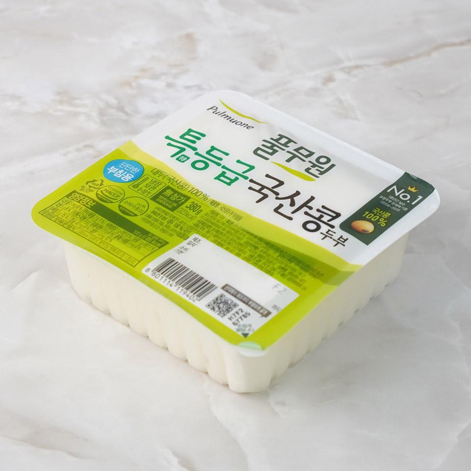 메가마트 풀무원 국산콩두부 단단한 부침용 380g - 상세 이미지 2