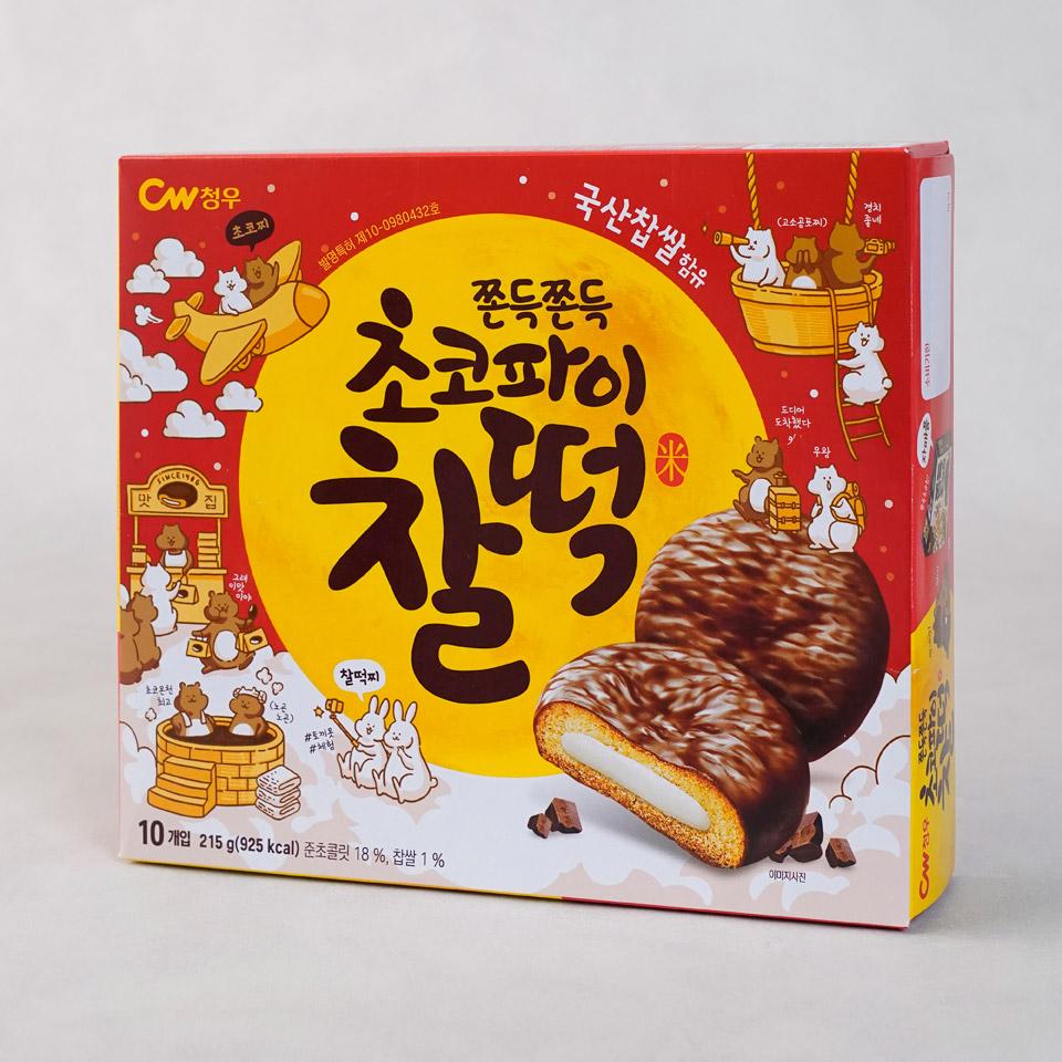 메가마트 청우 초코파이 찰떡 215g - 상세 이미지 2