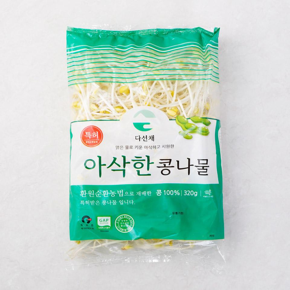 메가마트 다선채 콩나물 320g 봉 - 메인 이미지