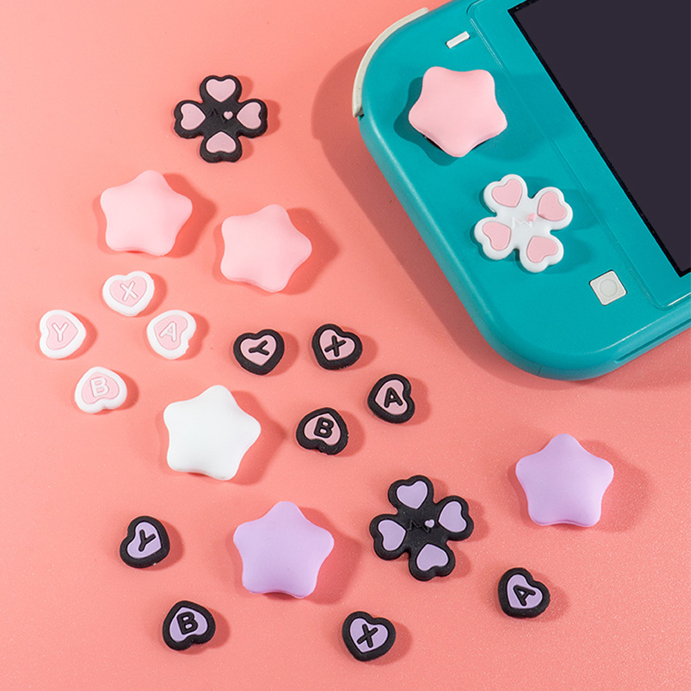 닌텐도 스위치 라이트 하트플래시 스틱 버튼 커버 아키토모