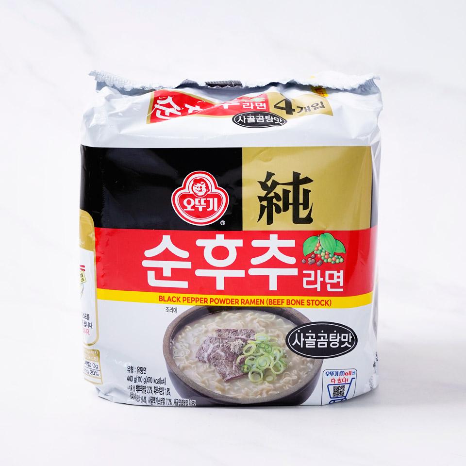 메가마트 오뚜기 순후추라면 사골곰탕맛 110gx4 - 상세 이미지 2