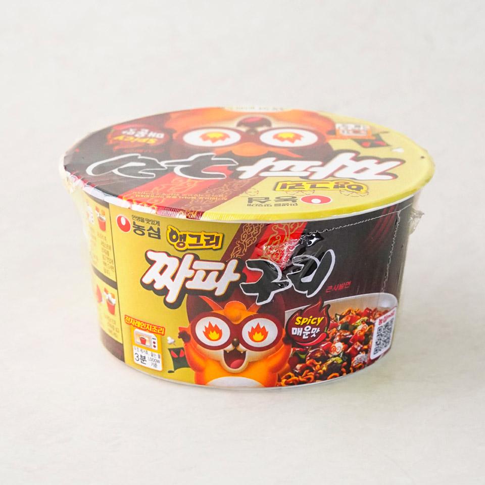 메가마트 농심 앵그리 짜파구리 큰사발 컵라면   108g - 상품 이미지