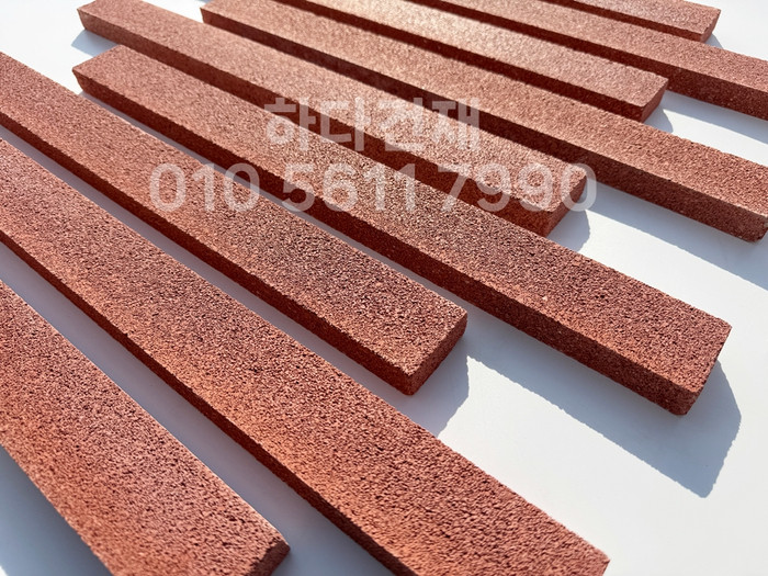 아이브 모노타일 500x50x20T 레드 / 하다건재 와이드벽돌타일