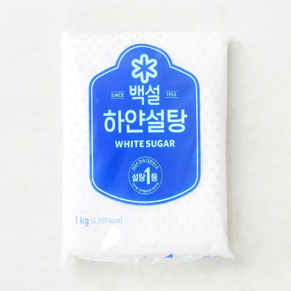 메가마트 CJ 백설 하얀설탕 1kg - 상품 이미지
