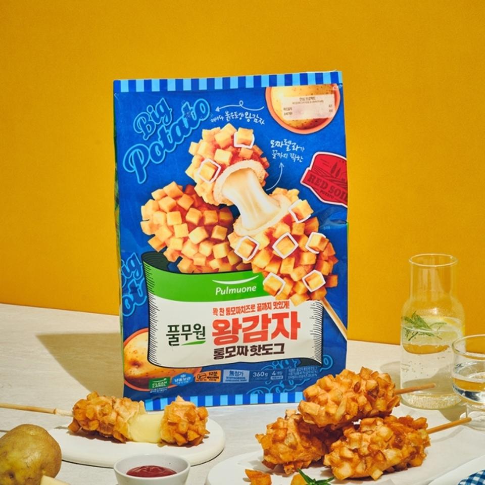 메가마트 풀무원 왕감자 모짜렐라핫도그 360g - 상세 이미지 2