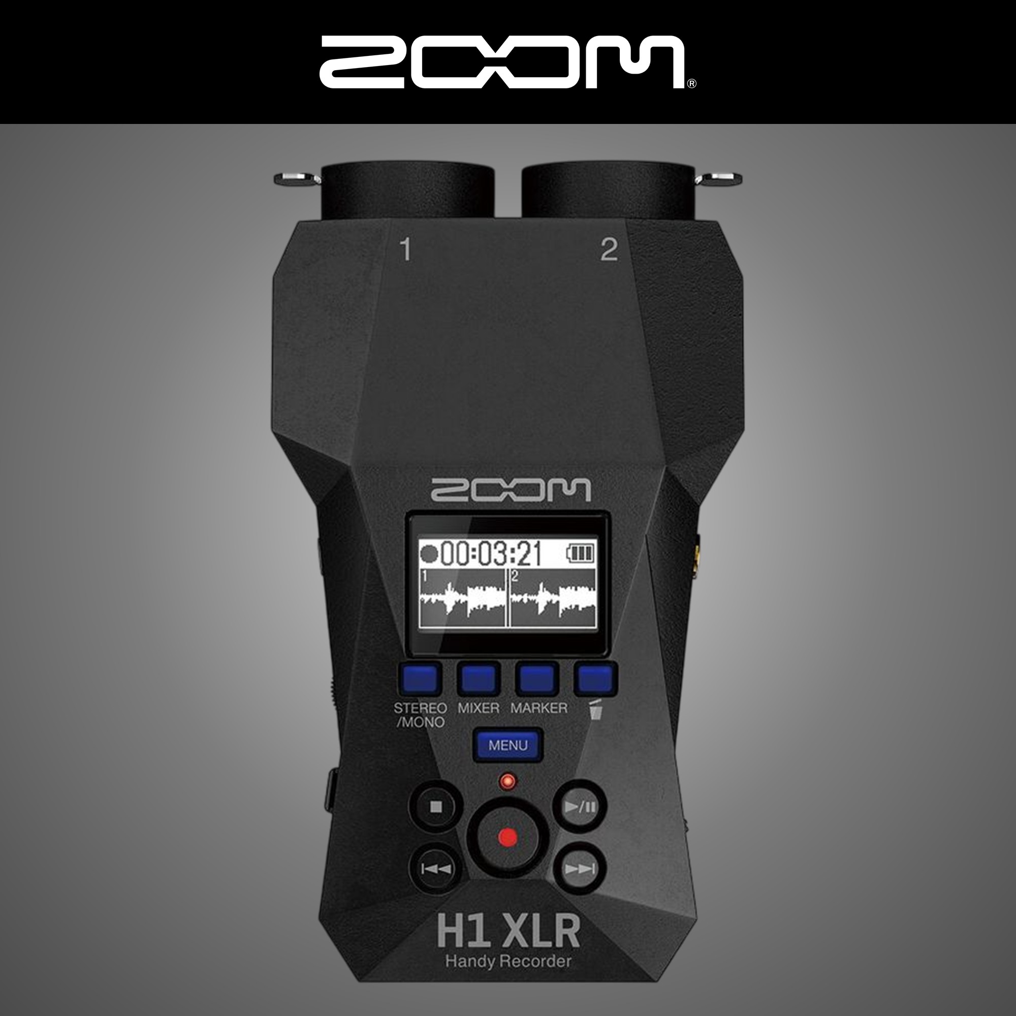 ZOOM 줌 H1 XLR 32bit 2채널 핸디 레코더 휴대용 녹음기 - 상세 이미지 2