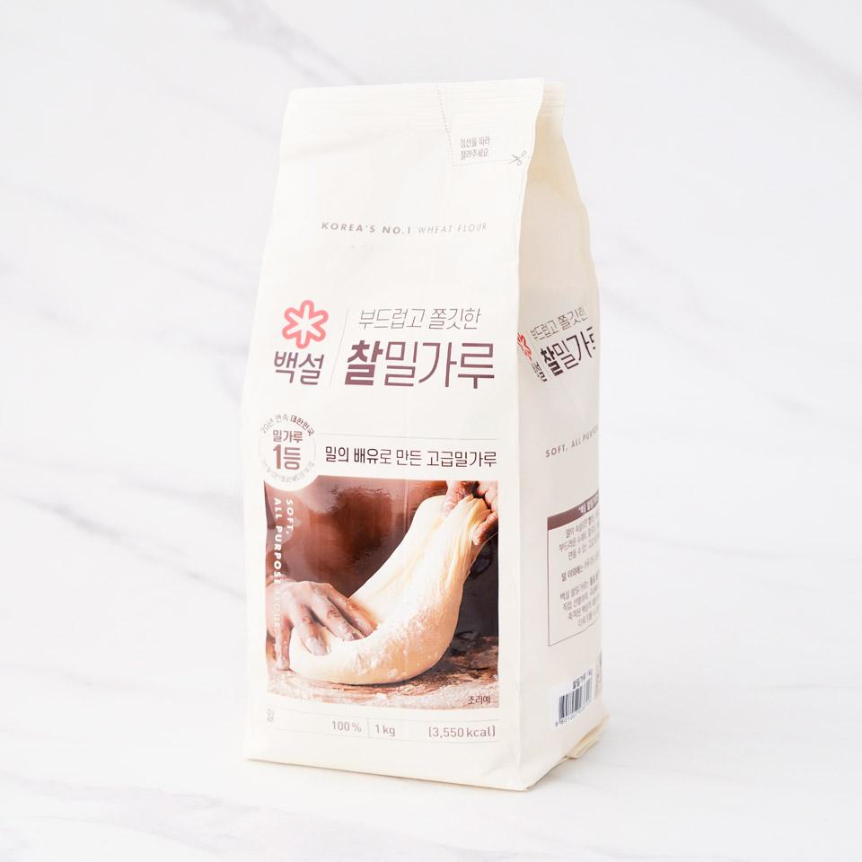 메가마트 CJ 백설 찰밀가루 1kg - 상세 이미지 2