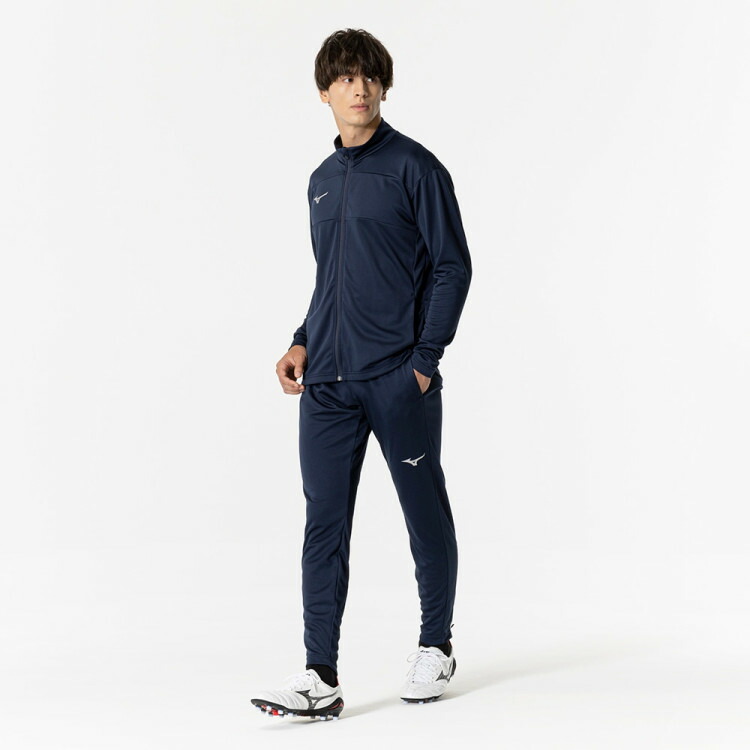미즈노 MIZUNO 축구 풋살 저지 팬츠 트레이닝 웨어 P2MDB090 네이비 - 상세 이미지 3