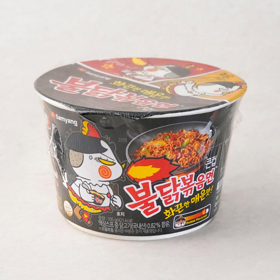 메가마트 삼양 불닭볶음면 큰사발 컵라면  105g - 상품 이미지
