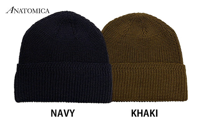 아나토미카 KNF WATCH CAP 와치 캡 울 니트 비니 모자 2컬러 - 상품 이미지