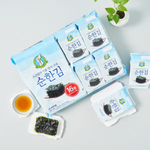 성경김 순한김 소금없이 구운김 식탁 조미 도시락 맛있는김 16봉 64g,... 맛있게 먹은 솔직 후기 - 상품 이미지 3