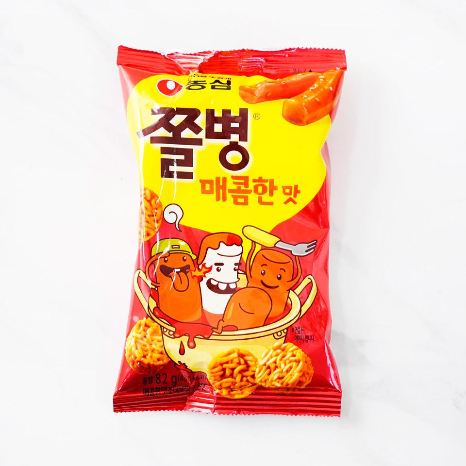 메가마트 농심 쫄병스낵 매콤한맛 82g - 상품 이미지