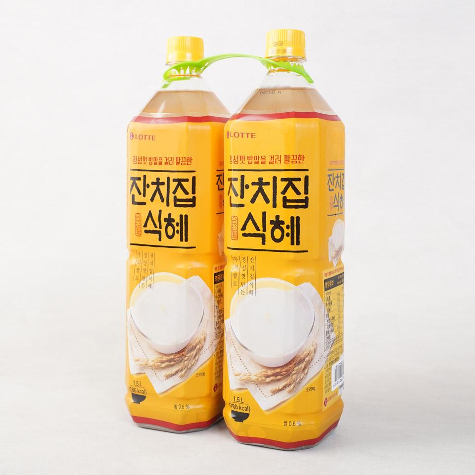 메가마트 롯데칠성 잔치집식혜 1.5Lx2입 - 상세 이미지 2