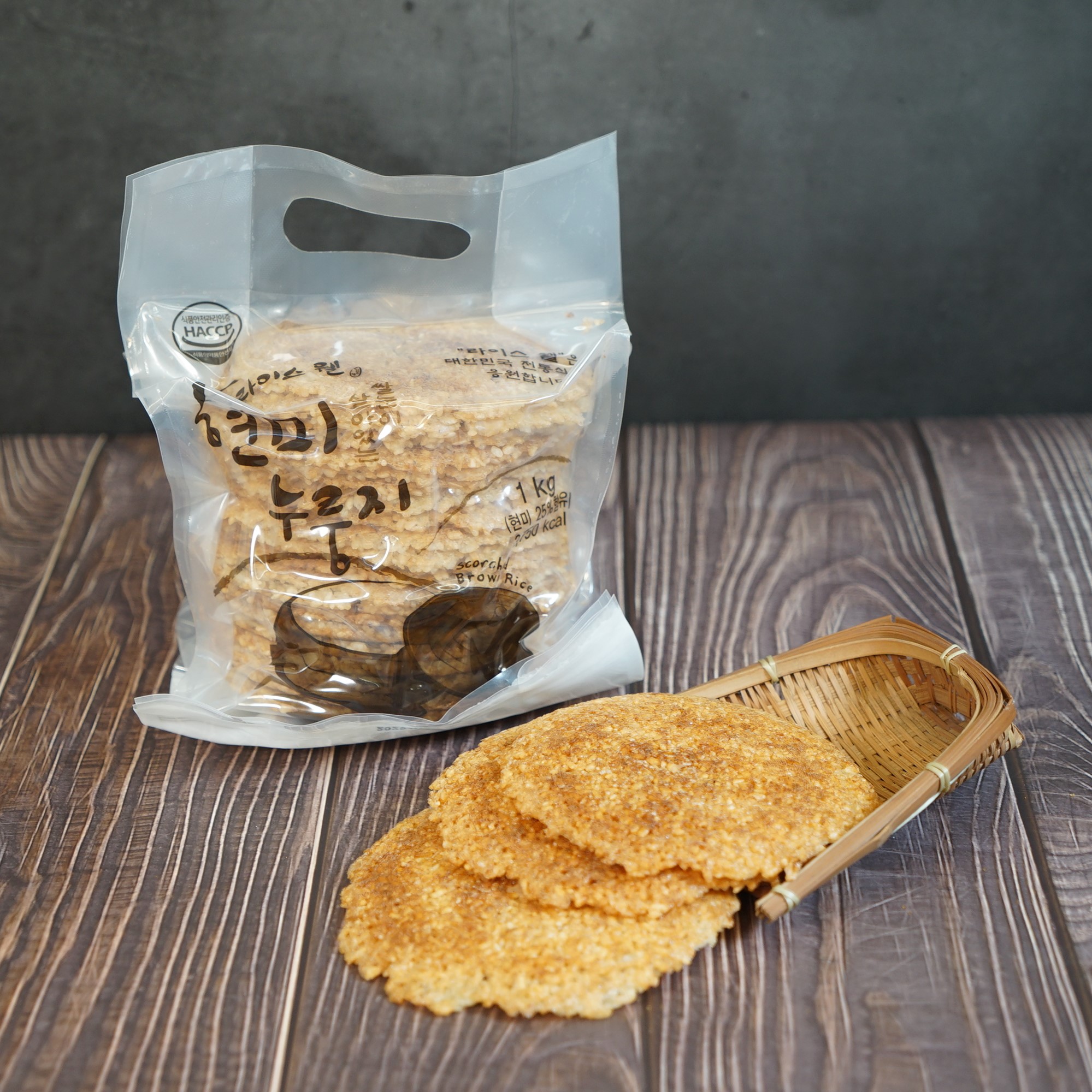 라이스웰 현미누룽지 1kg, 2개입, 1개