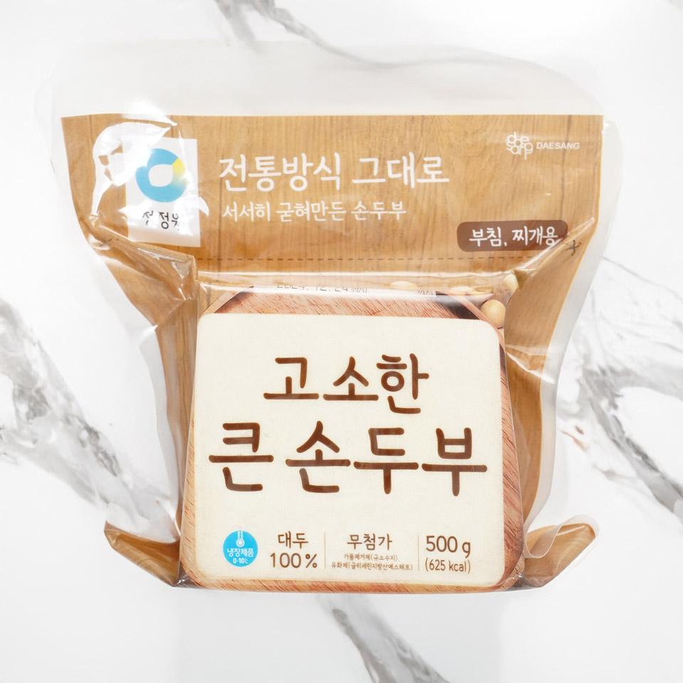 메가마트 대상 종가 아침에 온 시골 옛 큰손두부 500g - 상품 이미지