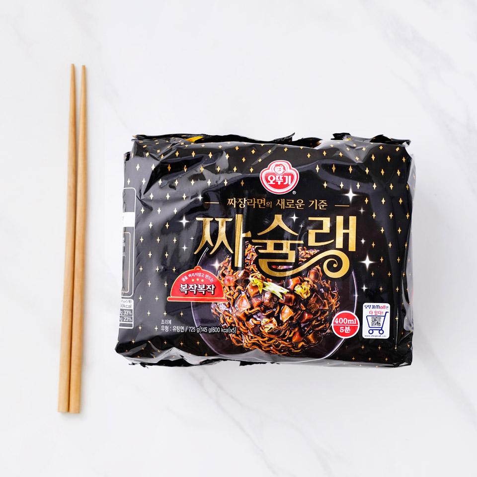 메가마트 오뚜기 짜장라면 짜슐랭 145gx5 - 메인 이미지