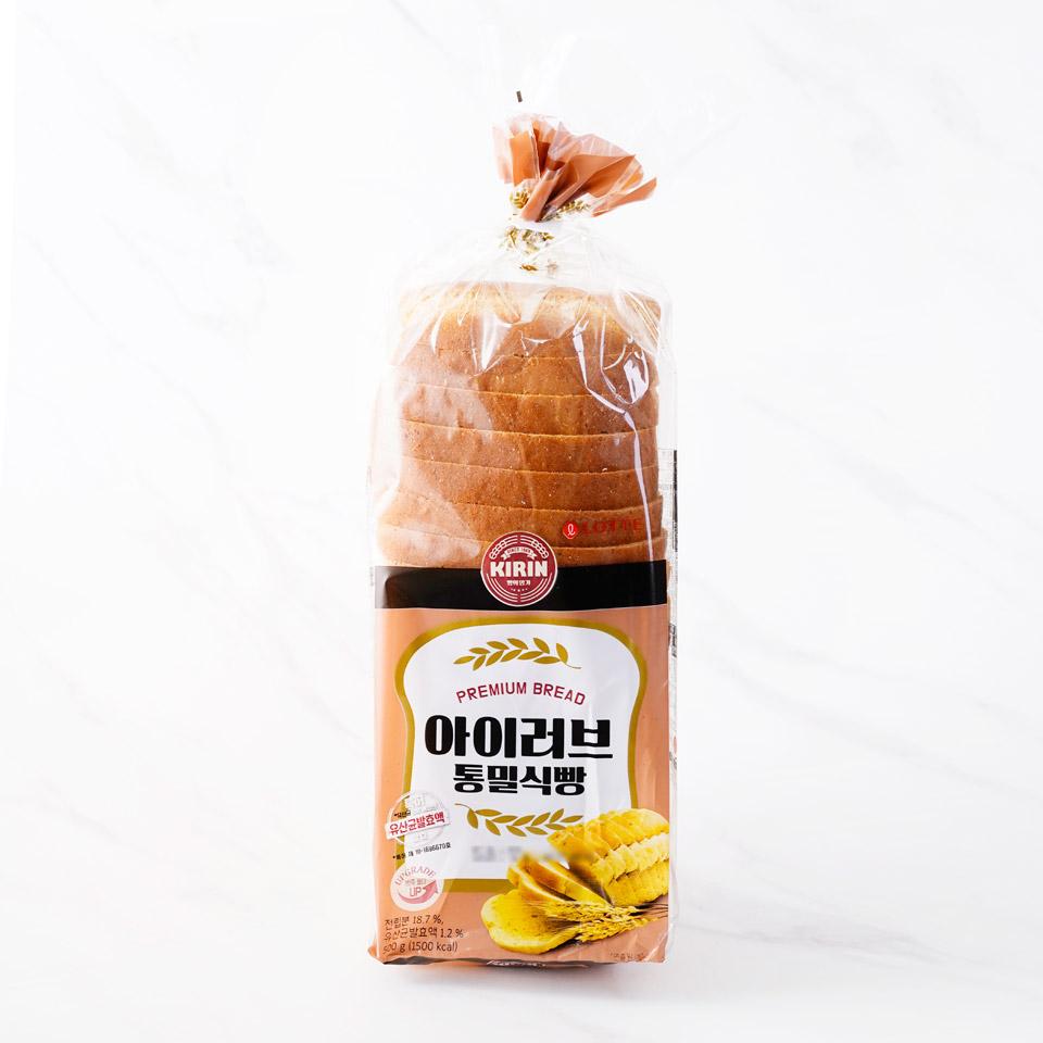 메가마트 롯데웰푸드 기린 아이러브 통밀식빵 500g - 상품 이미지